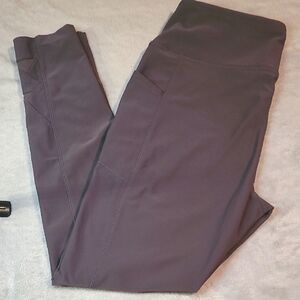 MONDETTA Performance+Luxury Gray High-Waisted Leggings With Pockets Size L